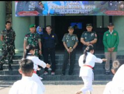 Kejuaraan Piala Panglima TNI, Letkol Arm Heri Budiasto Lepas Kontingen Karate Kodim Probolinggo,Ini Harapannya